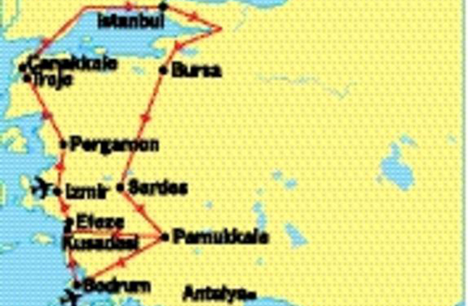 Hoogtepunten van Turkije aanvliegen op Bodrum BJV 0