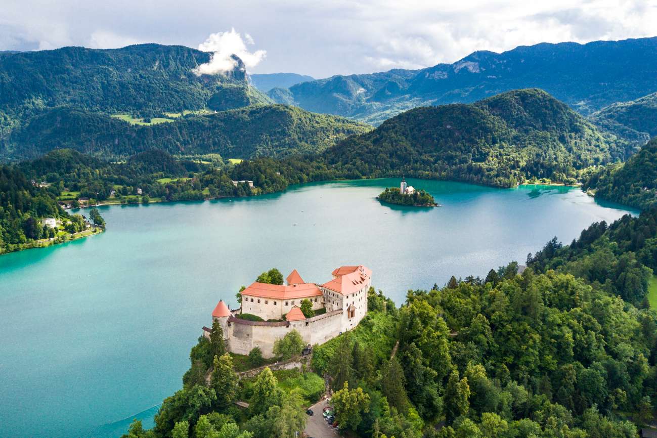 Fly en Drive door het prachtige Slovenie en Kroatie Afbeelding